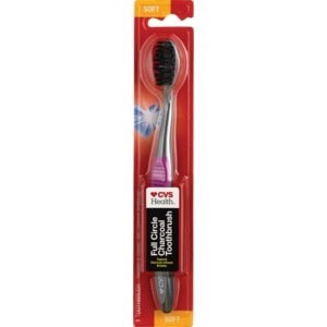 slide 1 of 1, CVS Health Full Circle Charcoal Toothbrush, Soft Bristles, 1 Count, 1 ct
