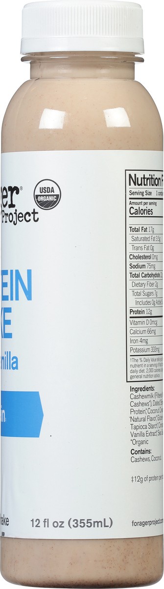 slide 8 of 9, Forager Project Dairy-Free Organic Nuts & Vanilla Protein Shake 12 fl oz, 12 oz