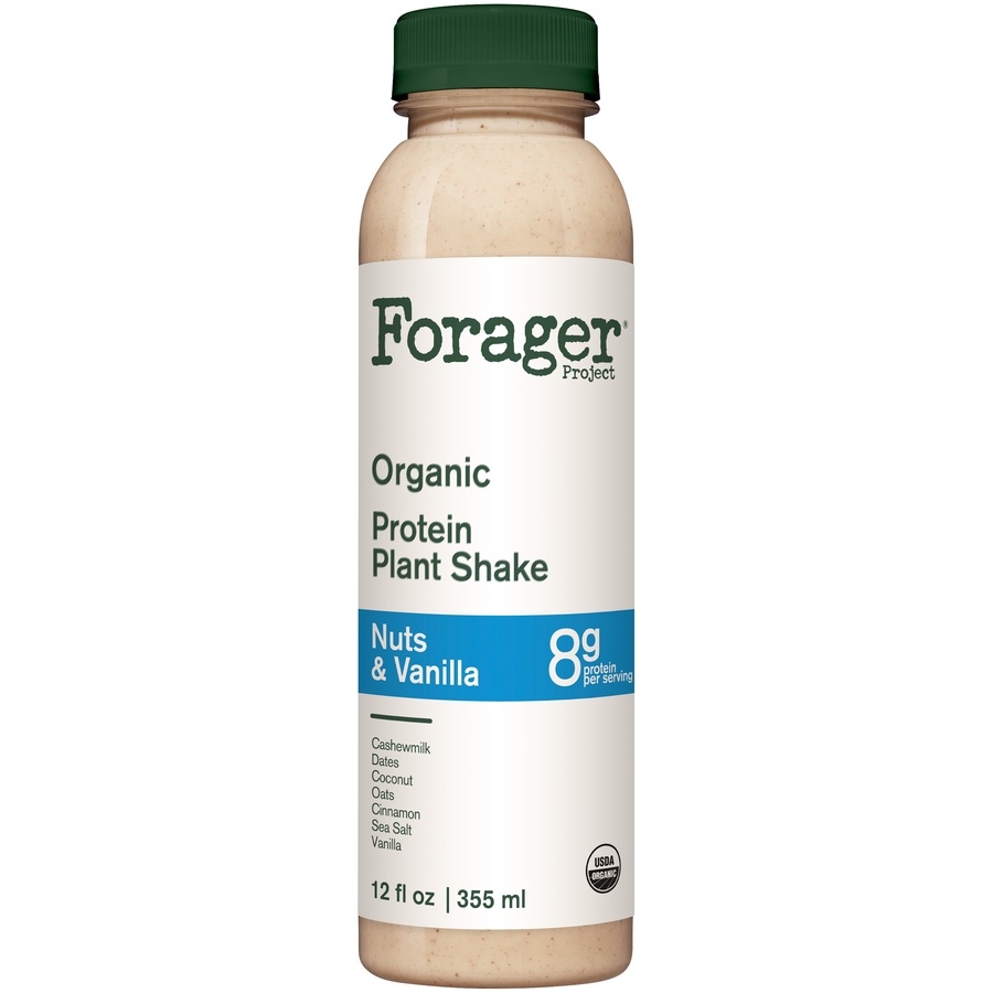slide 1 of 4, Forager Project Beverage Nondairy Nuts And Vanilla Organic, 12 oz
