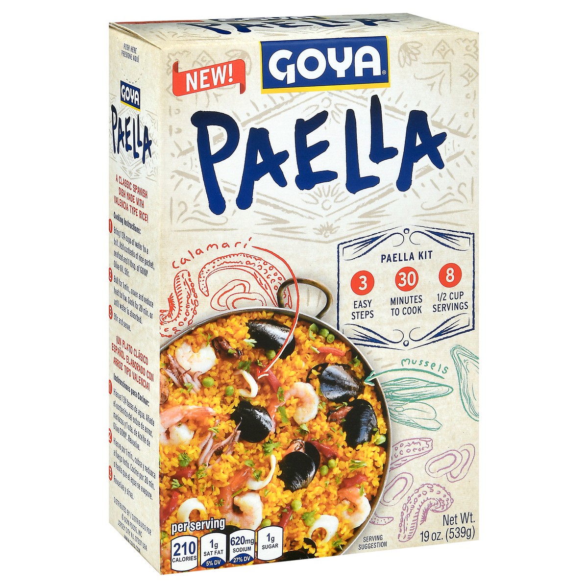 slide 3 of 9, Goya Paella Kit 19 oz, 19 oz