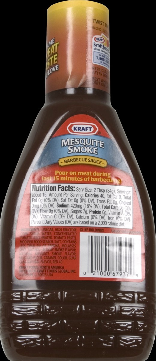 slide 3 of 3, Kraft Barbecue Sauce 18 oz, 18 oz