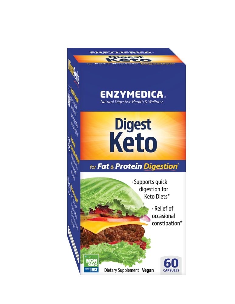 slide 1 of 1, Enzymedica Digest Keto Capsules, 60 ct