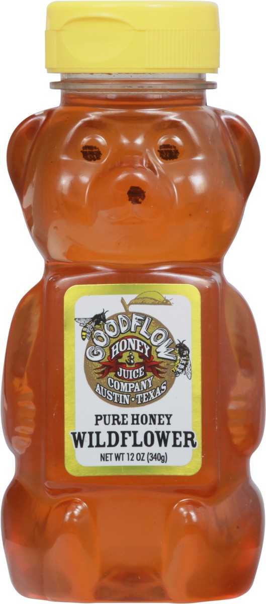 slide 3 of 9, Good Flow Honey Pure Wildflower Honey 12 oz, 12 oz