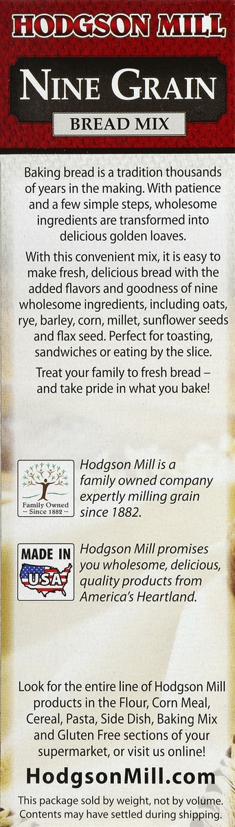 slide 3 of 4, Hodgson Mill Bread Mix 16 oz, 16 oz