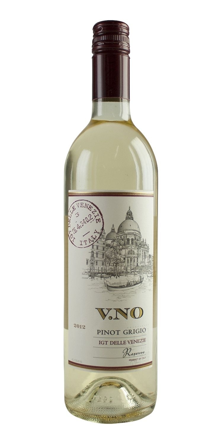slide 1 of 1, V.No DOC Pinot Grigio Italian White Wine, 750 ml
