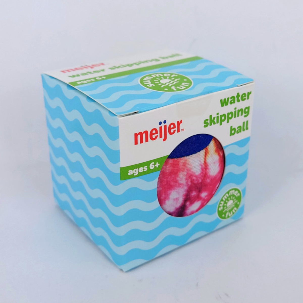 slide 2 of 13, Meijer Water Skipping Ball, 6cm/2.3 in