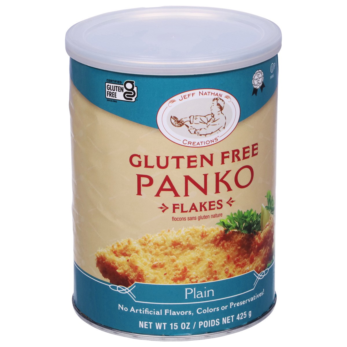 slide 3 of 9, Jeff Nathan Creations Flakes Gluten Free Panko 15 oz, 15 oz