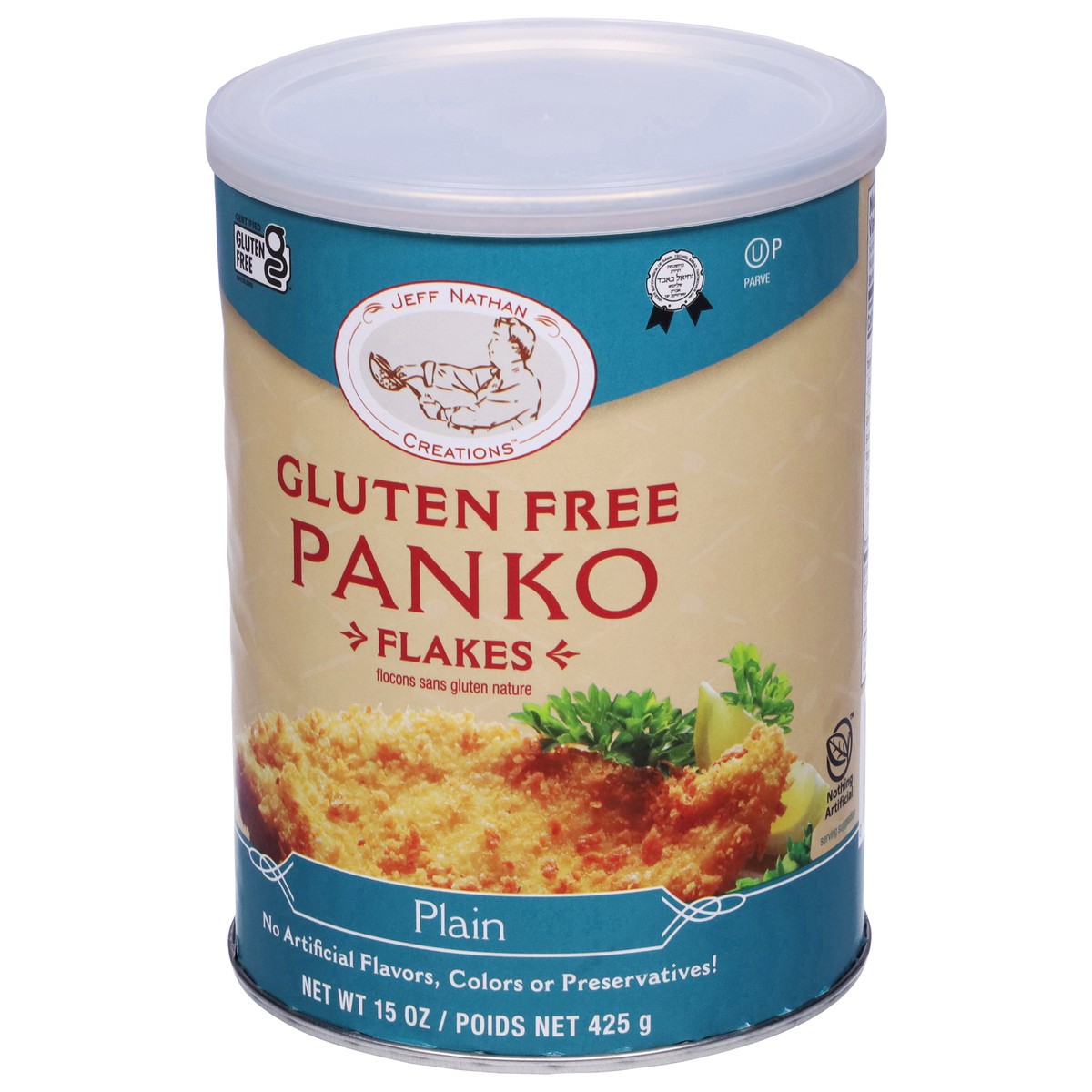 slide 3 of 9, Jeff Nathan Creations Flakes Gluten Free Panko 15 oz, 15 oz