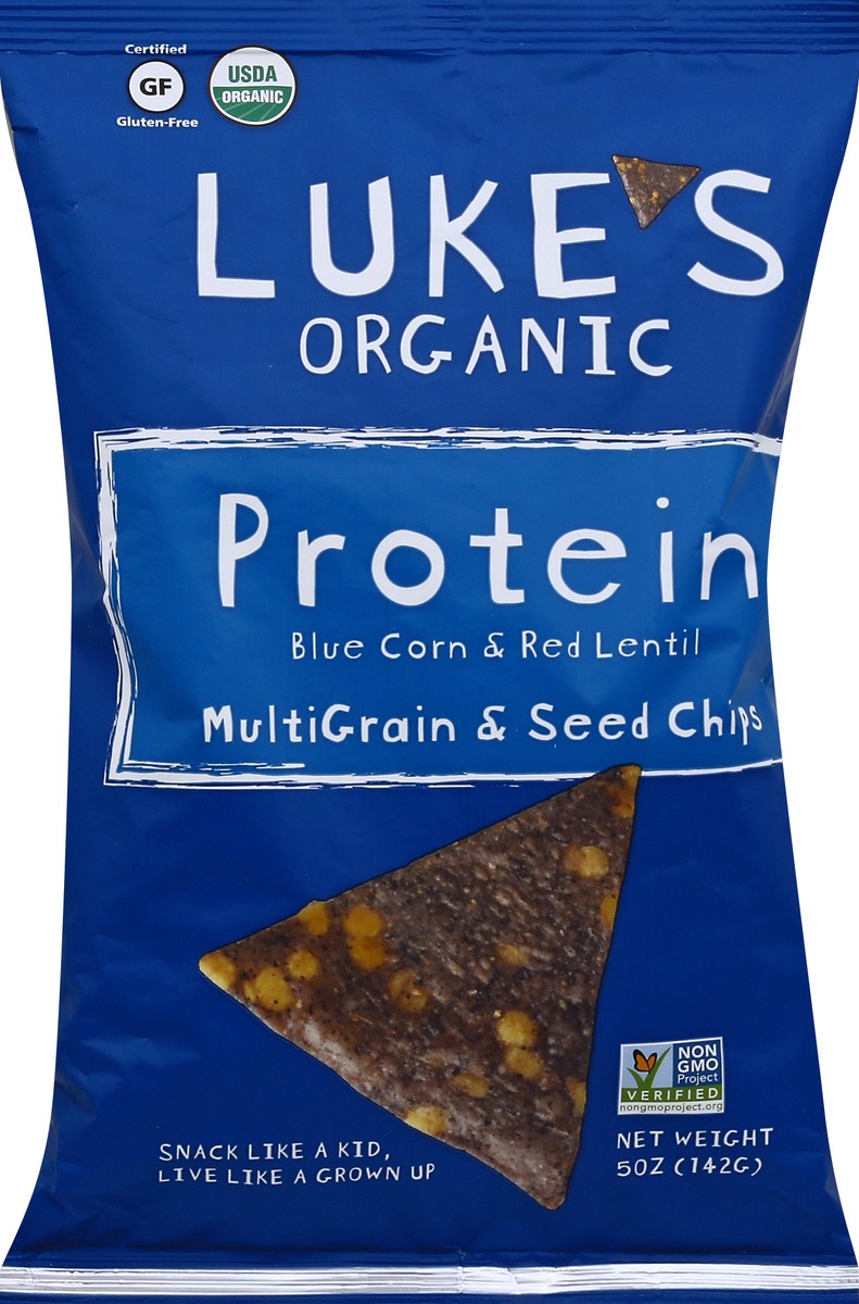 slide 1 of 6, Luke's MultiGrain & Seed Chips 5 oz, 5 oz