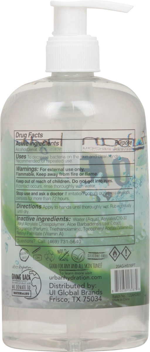 slide 8 of 11, Urban Hydration Aloe Vera Leaf Hand Sanitizer 500 ml, 500 ml