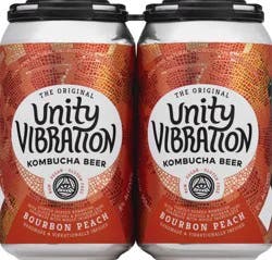 Unity Vibration Bourbon Peach Kombucha Beer