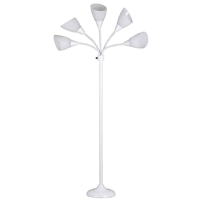 slide 1 of 2, Marmalade 5-Light LED Floor Lamp - White, 1 ct