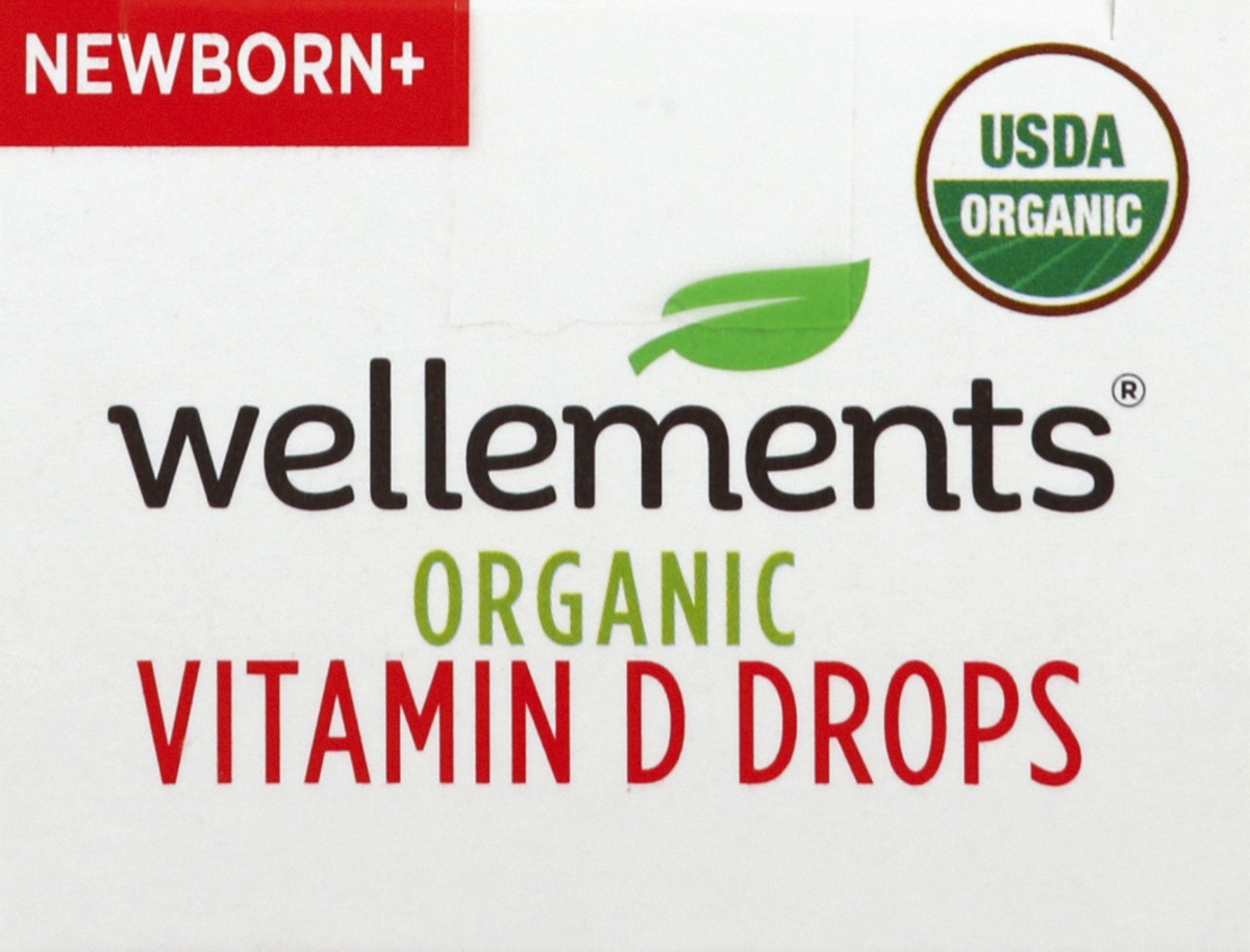 slide 6 of 6, Wellements Organic Vitamin D Drops, 0.15 fl oz