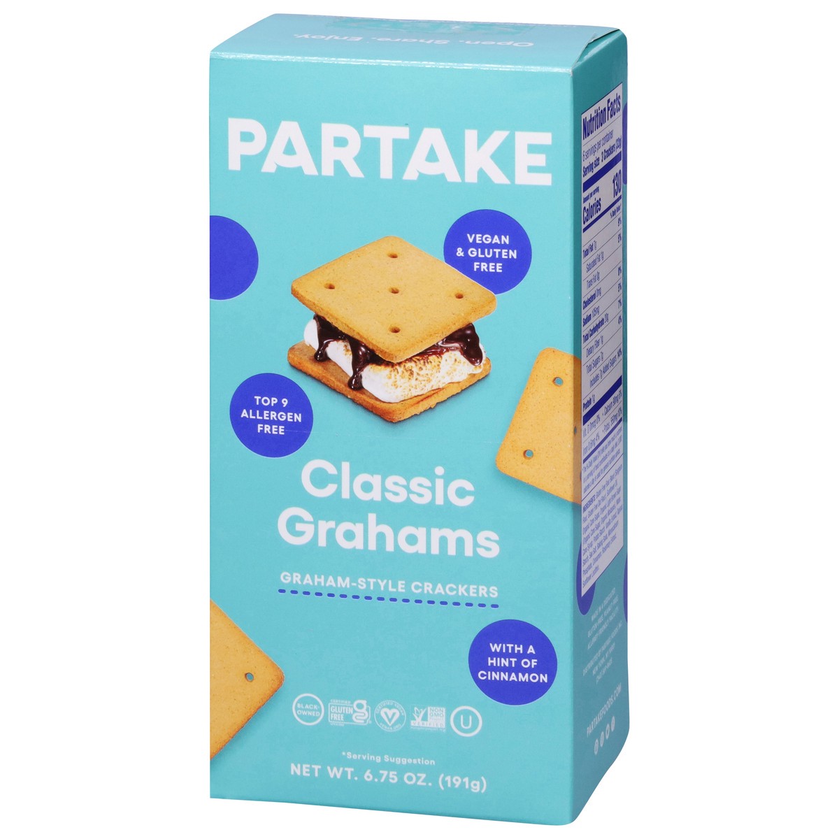 slide 7 of 9, Partake Graham-Style Classic Grahams Crackers 6.75 oz, 6.75 oz