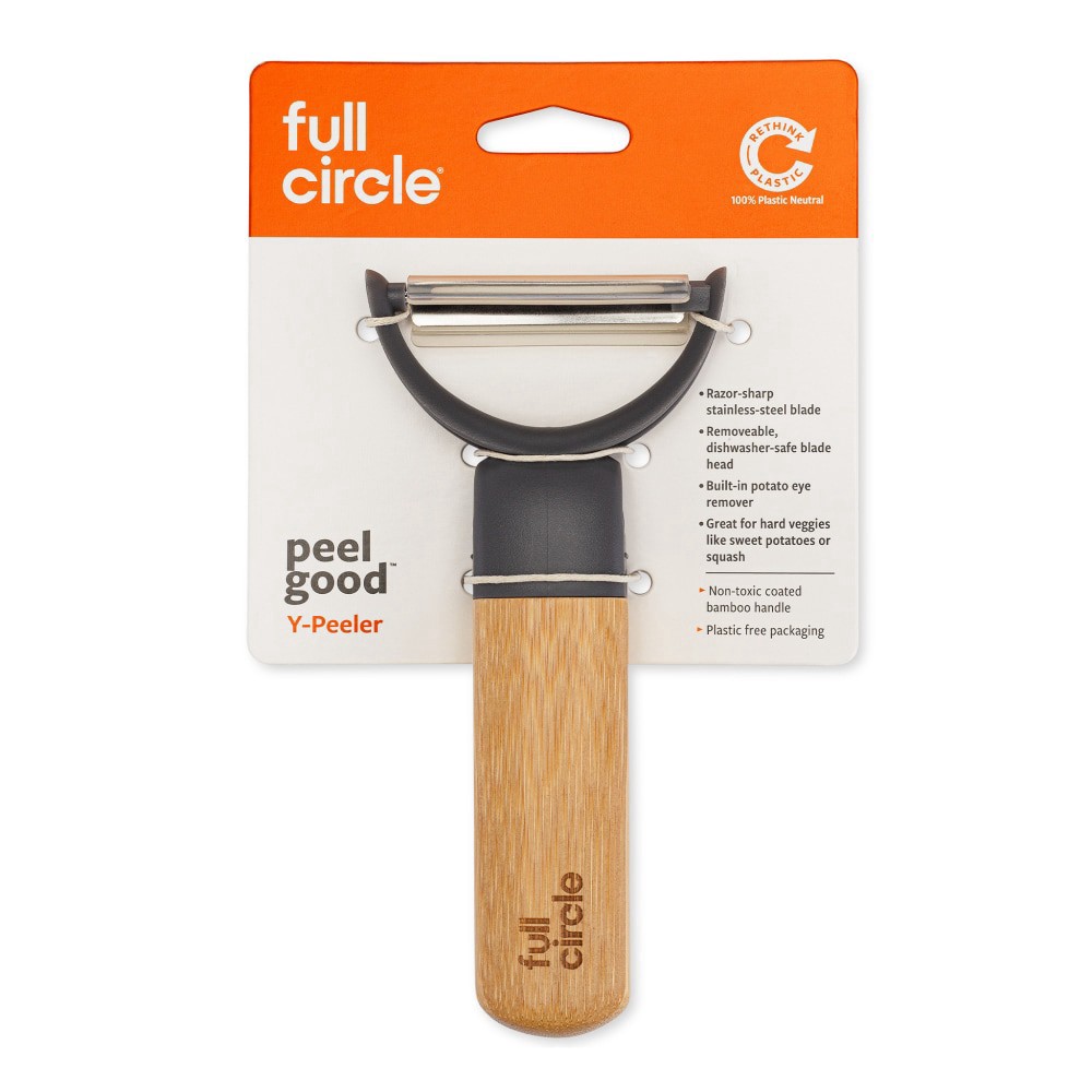 slide 1 of 1, Full Circle Peel Good Y-Peeler, 1 ct