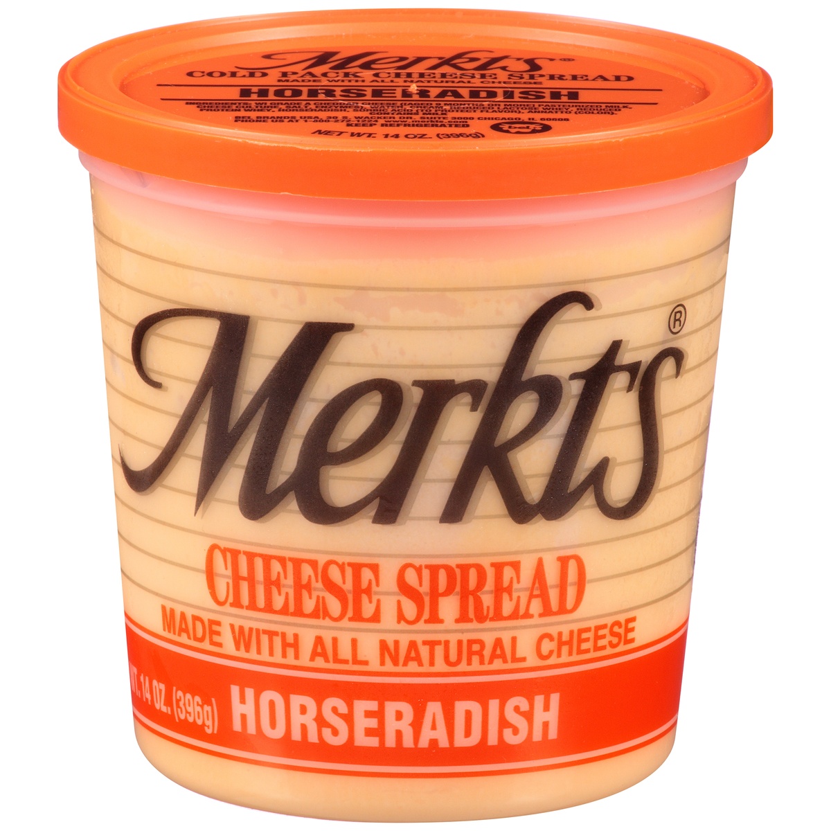 slide 4 of 5, Merkt's Horseradish Cheese Spread, 14 oz