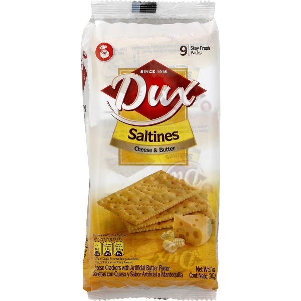 slide 1 of 7, Dux Cheese & Butter Saltines, 9 ct; 7 oz