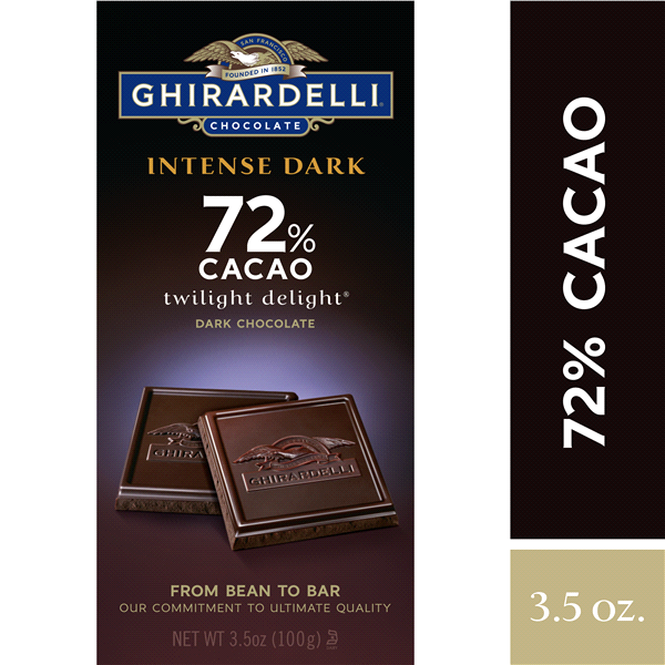 slide 1 of 6, Intense Dark Chocolate Bar 72% Cacao, 3.5 oz