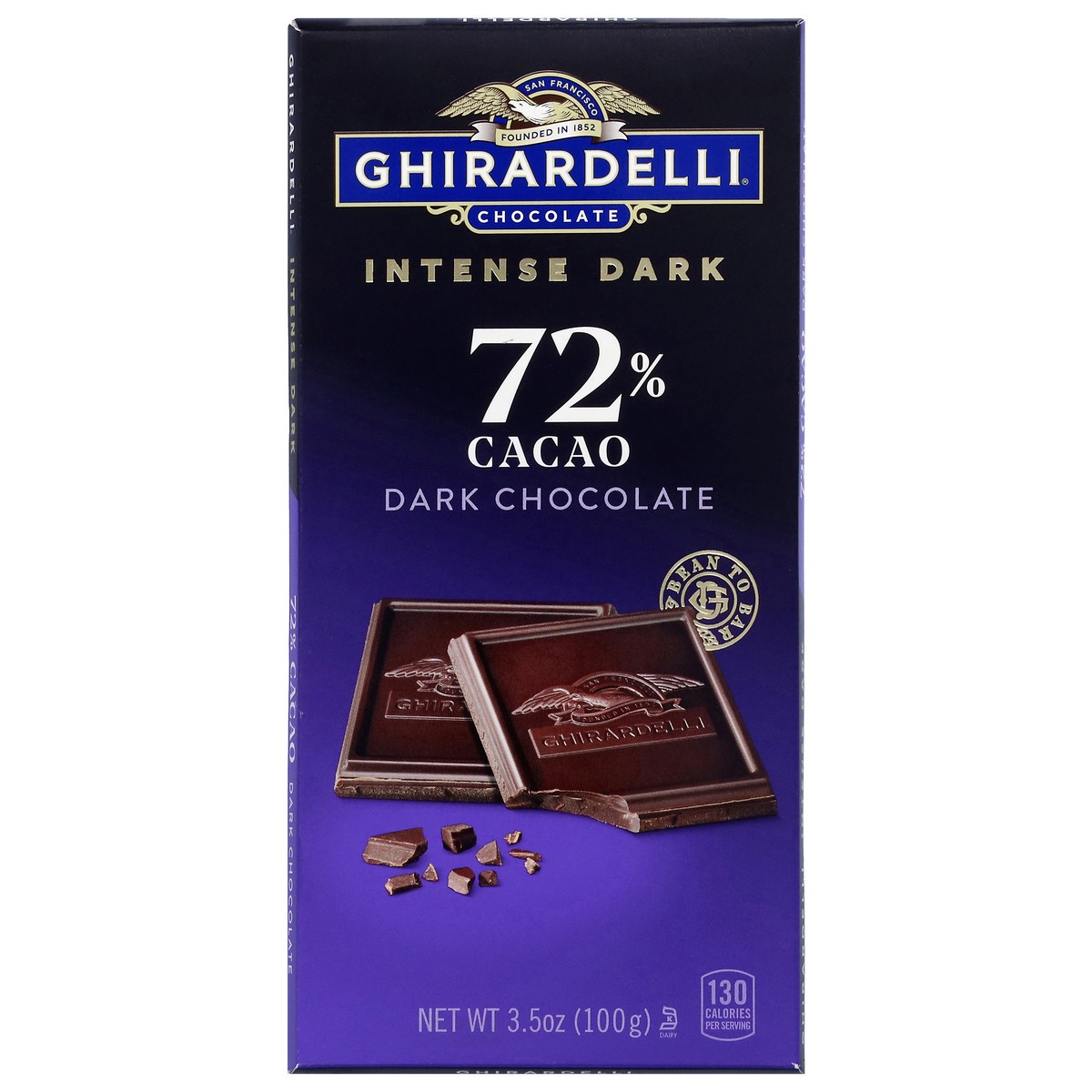 slide 1 of 5, Ghirardelli Intense Dark 72% Cacao Dark Chocolate 3.5 oz, 3.50 oz