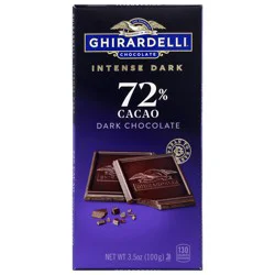 Ghirardelli Intense Dark 72% Cacao Dark Chocolate 3.5 oz