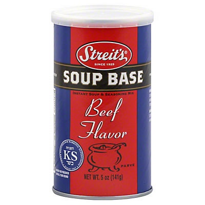 slide 1 of 1, Streit's Beef Soup Bask, 5 oz