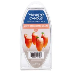 Yankee Candle Fragranced White Strawberry Bellini Wax Melts 2.6 oz