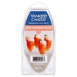 Yankee Candle Fragranced White Strawberry Bellini Wax Melts 2.6 oz