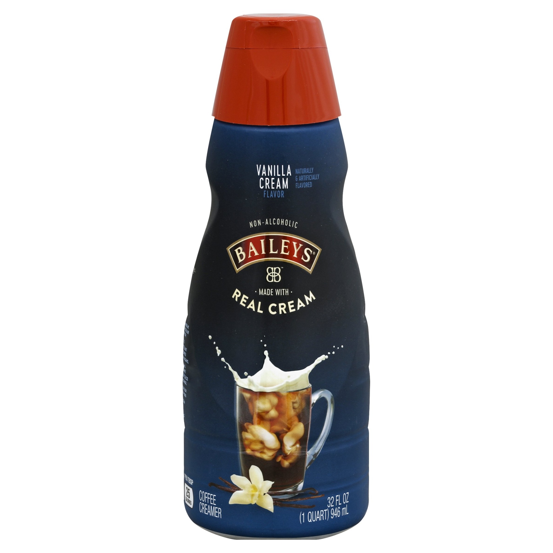 slide 1 of 1, Bailey's French Vanilla Non-Alcoholic Coffee Creamer, 32 fl oz