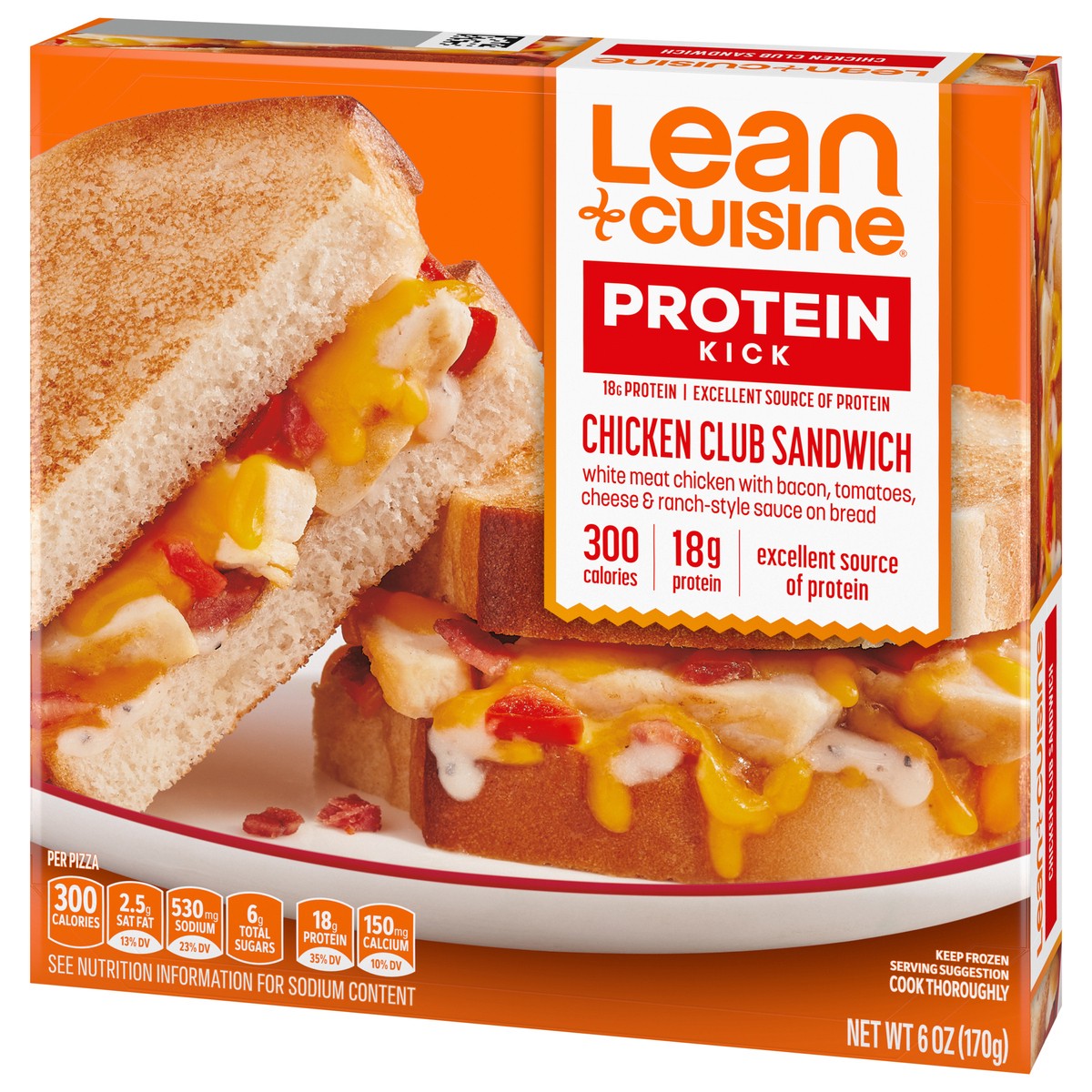 slide 3 of 9, Lean Cuisine Features Chicken Club Panini Frozen Meal, 6 oz