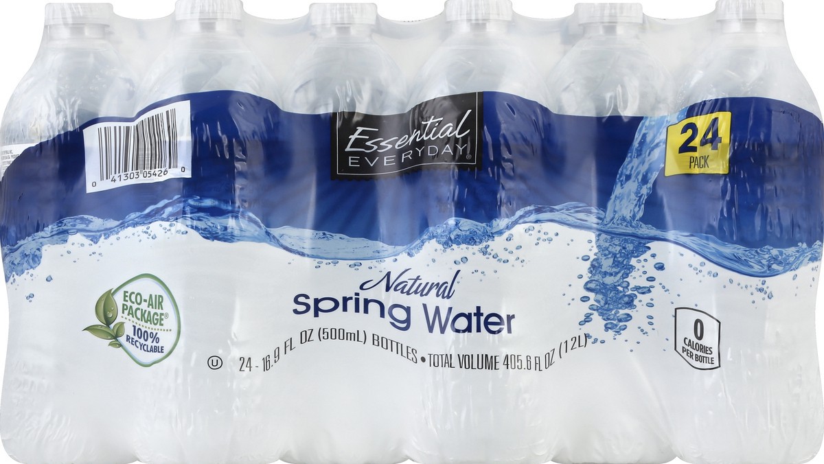 slide 3 of 6, Essential Everyday Water, Natural Spring- 24 ct, 24 ct