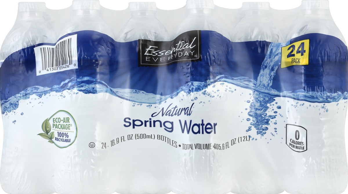 slide 2 of 6, Essential Everyday Water, Natural Spring- 24 ct, 24 ct
