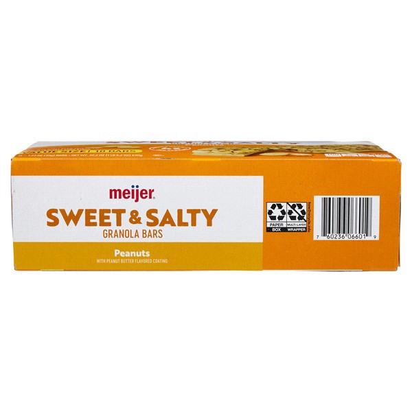 slide 14 of 29, Meijer Granola Bar Swt & Salty Peanut 18 - 22 oz, 22 oz