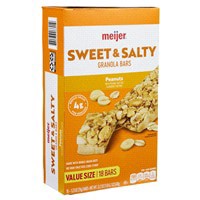 slide 13 of 29, Meijer Granola Bar Swt & Salty Peanut 18 - 22 oz, 22 oz