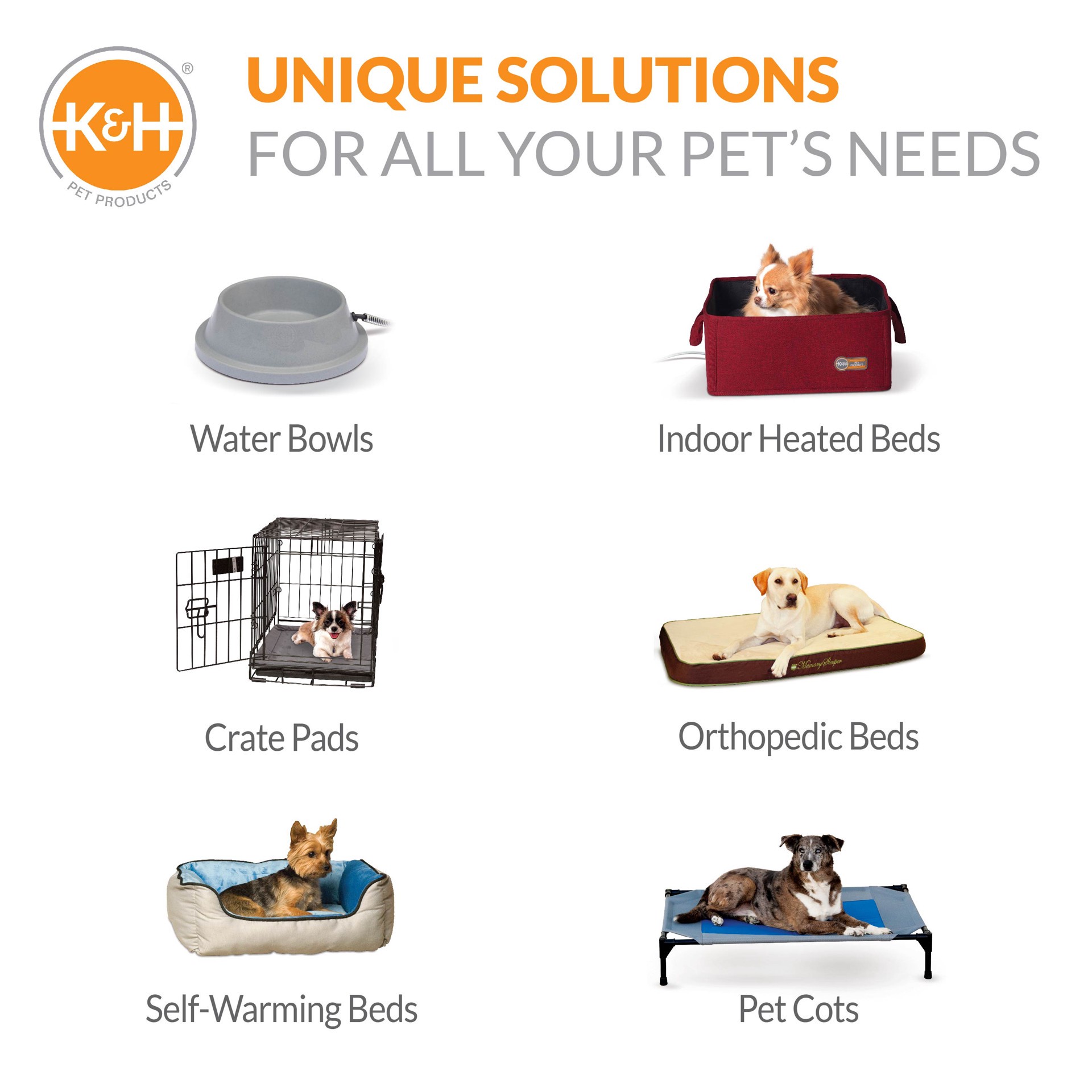 slide 8 of 9, K & H K&H Pet Products Coolin' Pet Pad Blue Large 20 X 36 Inches, 20 in x 36 in