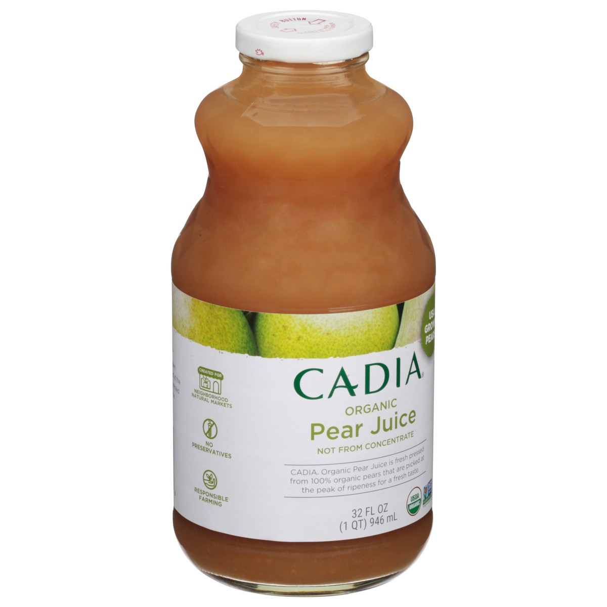 slide 4 of 13, Cadia Juice Pear Org - 32 oz, 32 oz