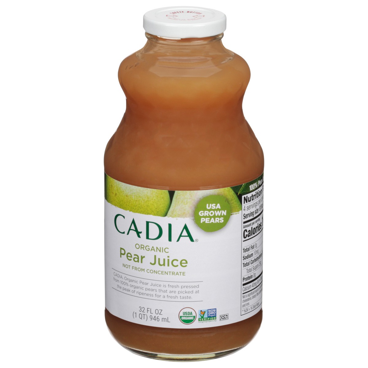 slide 12 of 13, Cadia Juice Pear Org - 32 oz, 32 oz