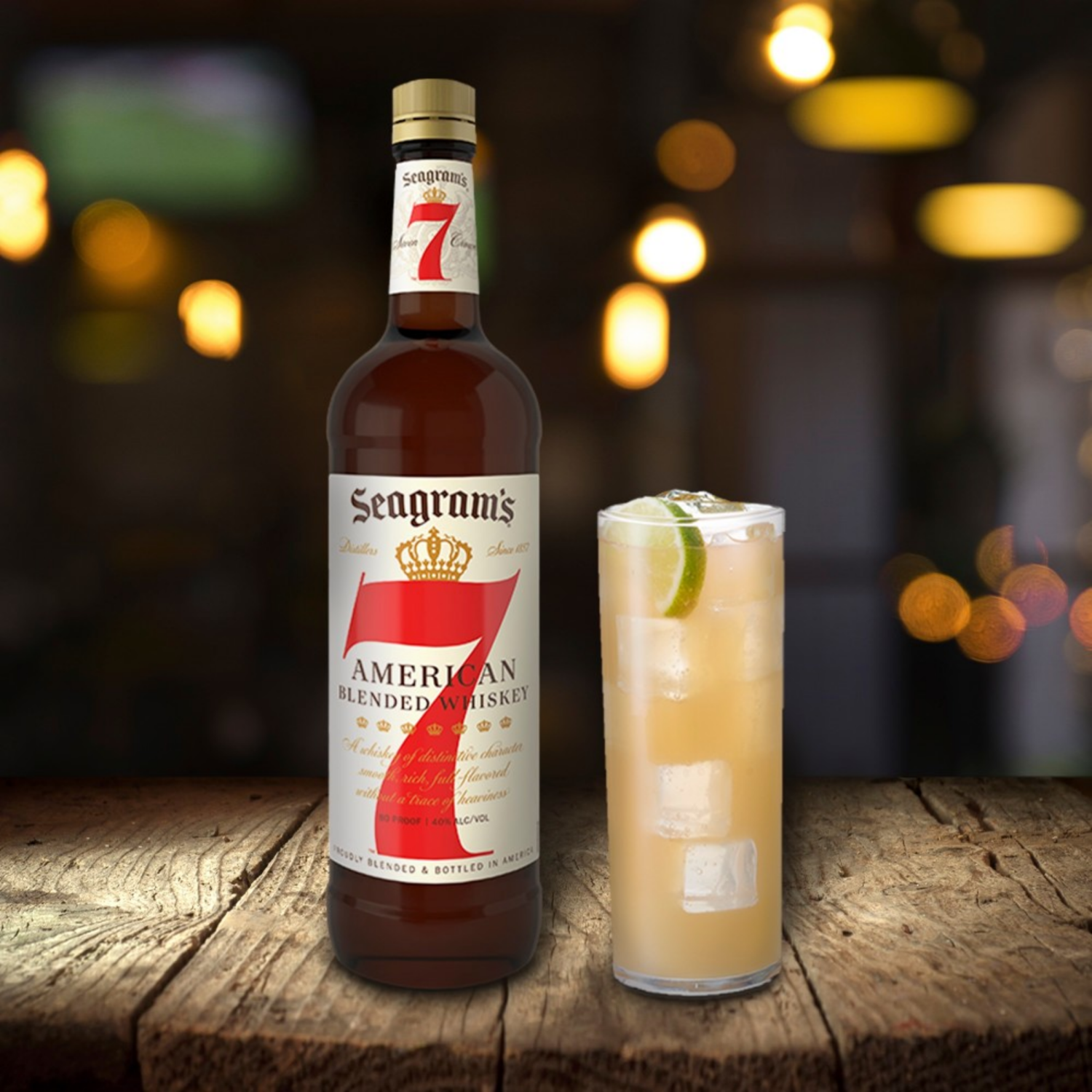 slide 3 of 3, Seagram's 7 Crown American Blended Whiskey, 750 ml