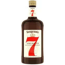 The 7 Crown Distilling Company Seagram's 7 Crown American Blended Whiskey