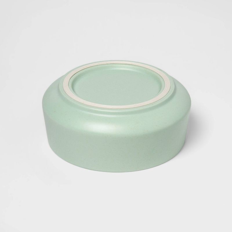 slide 3 of 3, Bamboo Melamine Dog Bowl - Green - 6 Cups - Boots & Barkley™, 1 ct