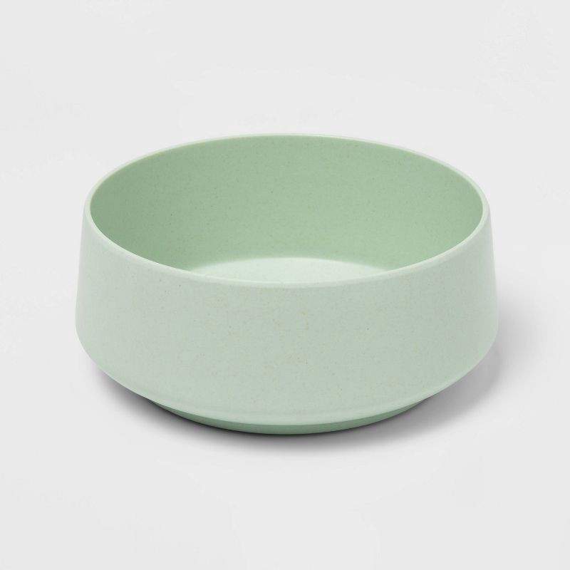slide 1 of 3, Bamboo Melamine Dog Bowl - Green - 6 Cups - Boots & Barkley™, 1 ct