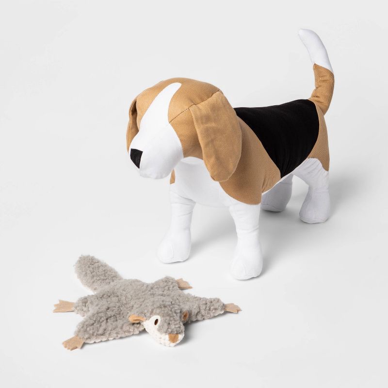 slide 2 of 4, Skinny Crinkle Flying Squirrel Dog Toy - Boots & Barkley™, 1 ct