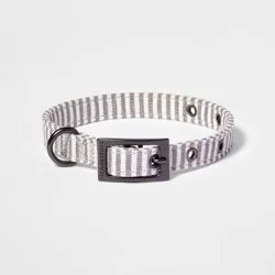 Striped Fashion Dog Collar with Pin Buckle - S - Boots & Barkley™