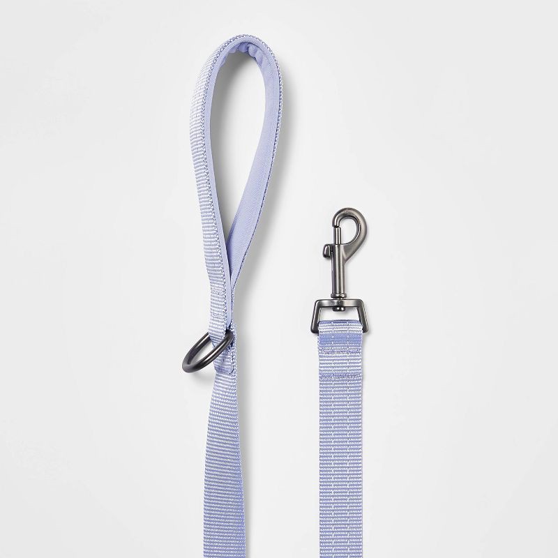 slide 3 of 3, Comfort and Reflective Dog Leash - Lilac - M/L - Boots & Barkley™, 1 ct