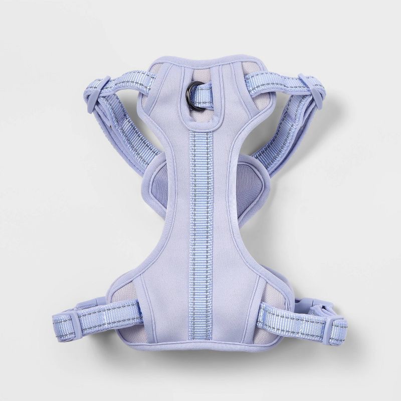 slide 2 of 4, Reflective + Comfort Adjustable Dog Harness - Lilac - S - Boots & Barkley™, 1 ct