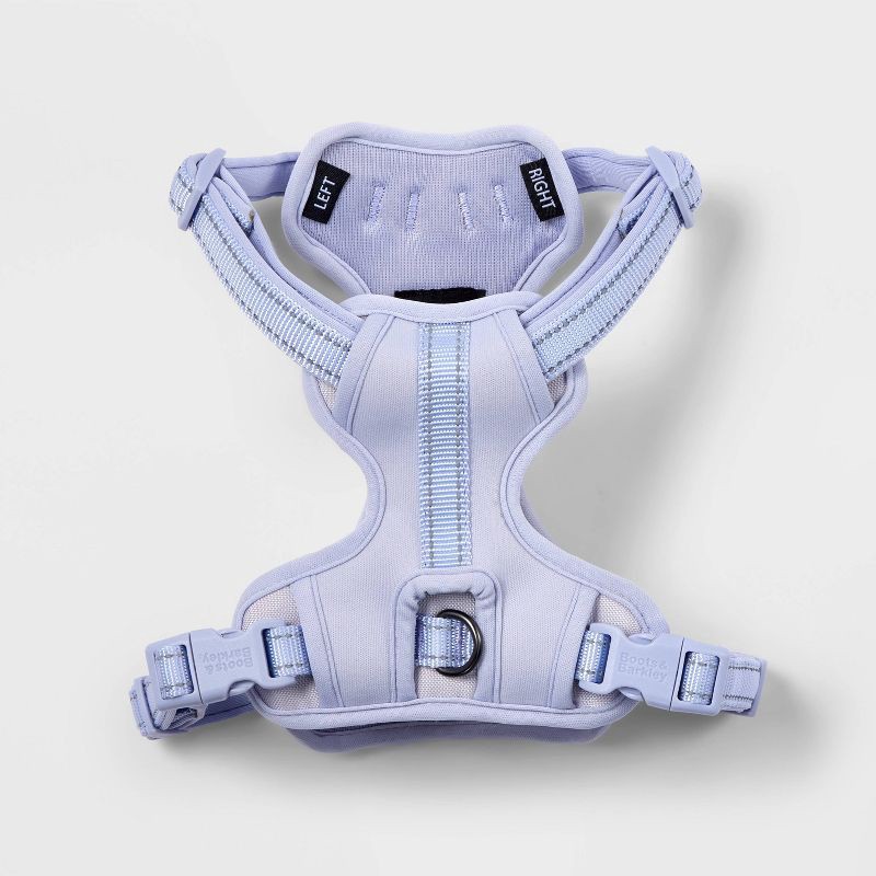 slide 3 of 4, Reflective + Comfort Adjustable Dog Harness - Lilac - S - Boots & Barkley™, 1 ct