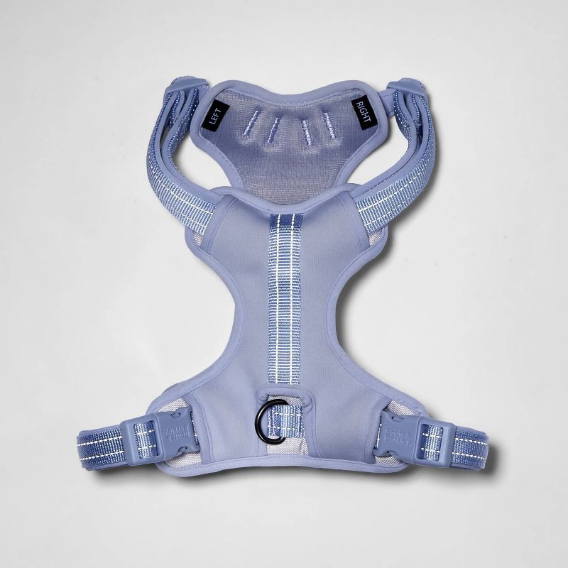 slide 4 of 4, Comfort and Reflective Adjustable Dog Harness - Lilac - M - Boots & Barkley™, 1 ct