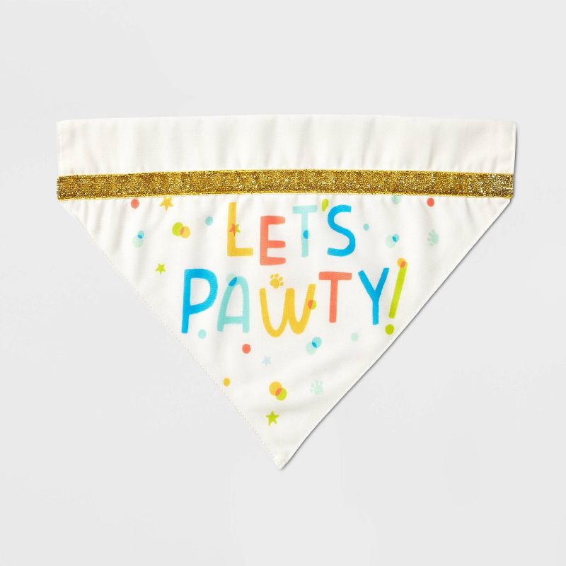 slide 2 of 4, Let's Party Dog Bandana - Boots & Barkley™, 1 ct