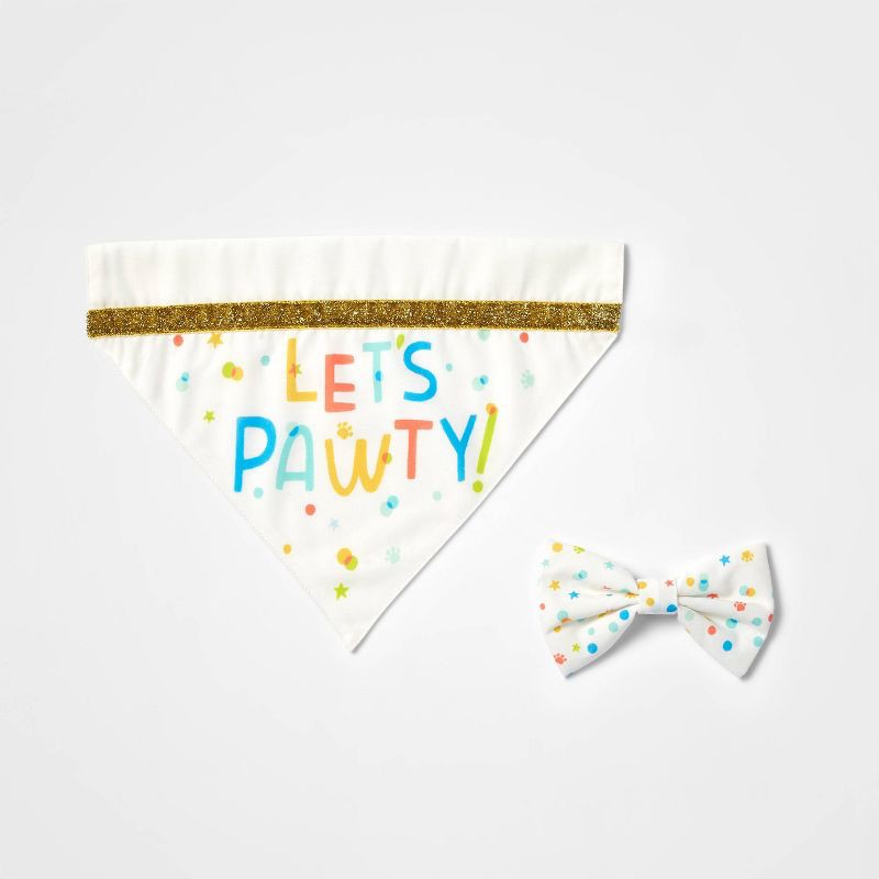 slide 4 of 4, Let's Party Dog Bandana - Boots & Barkley™, 1 ct