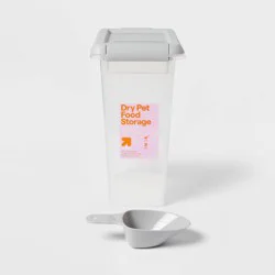 Pet Food Storage Tub with Built-in Scoop - 8lbs - up&up™