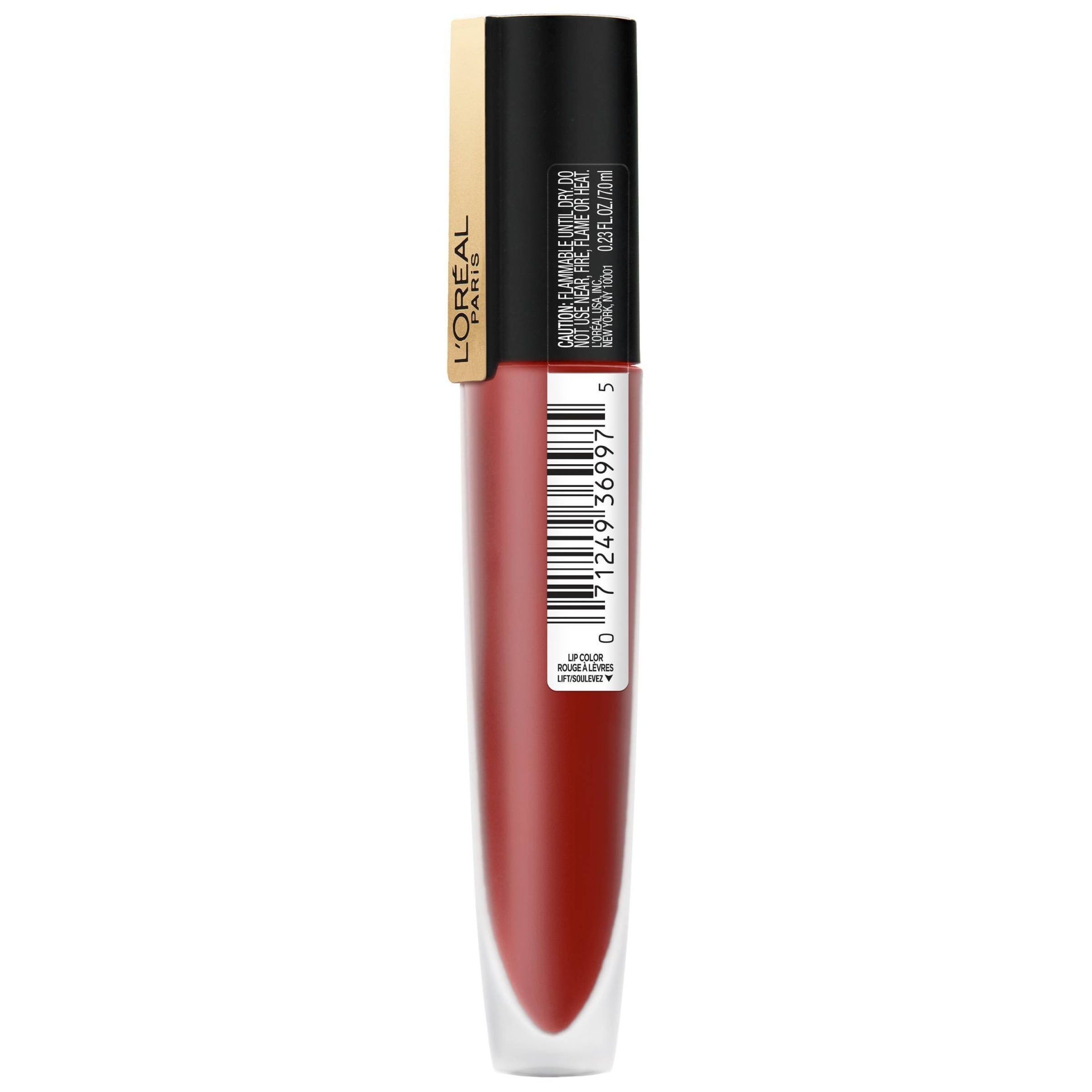 slide 1 of 1, L'Oréal Rouge Signature Lightweight Matte Colored Ink - High Pigment, I Am Worth It, 0.23 oz